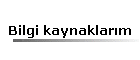 Kaynaklarim